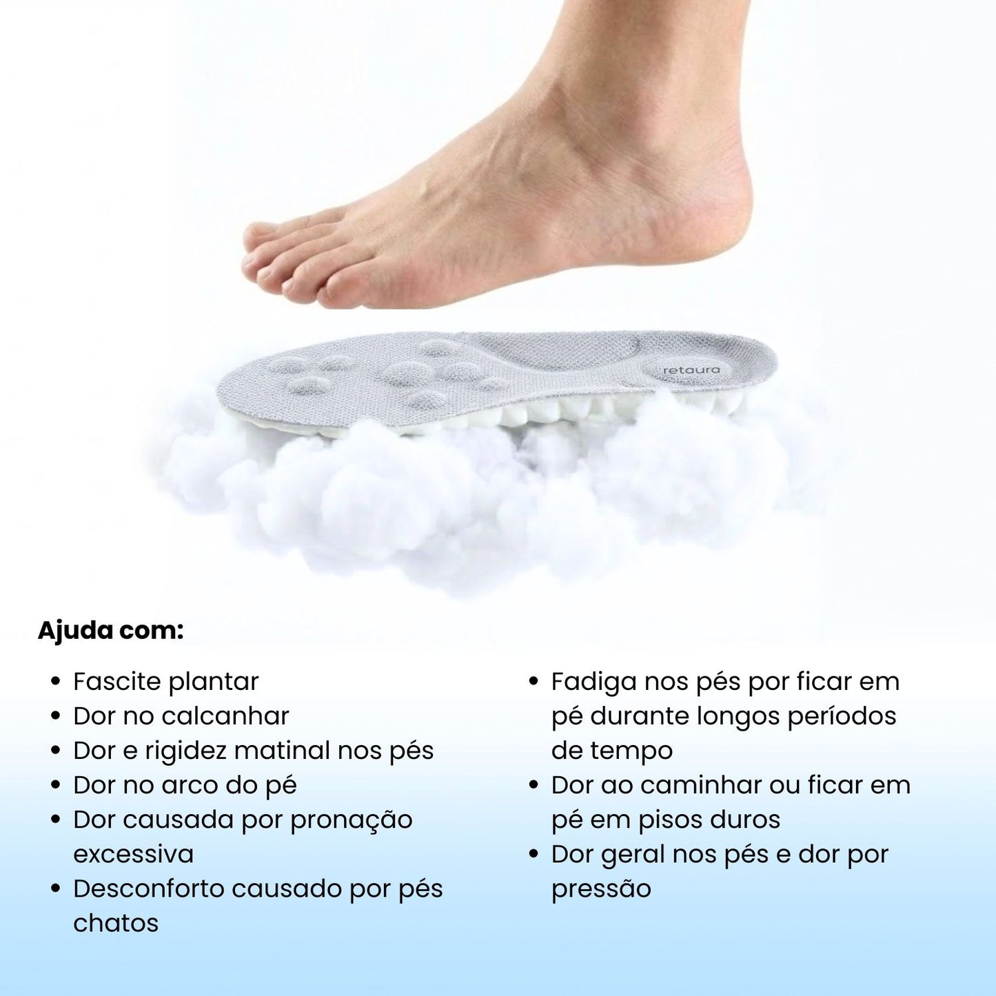 Sormira™ Palmilhas Cloud